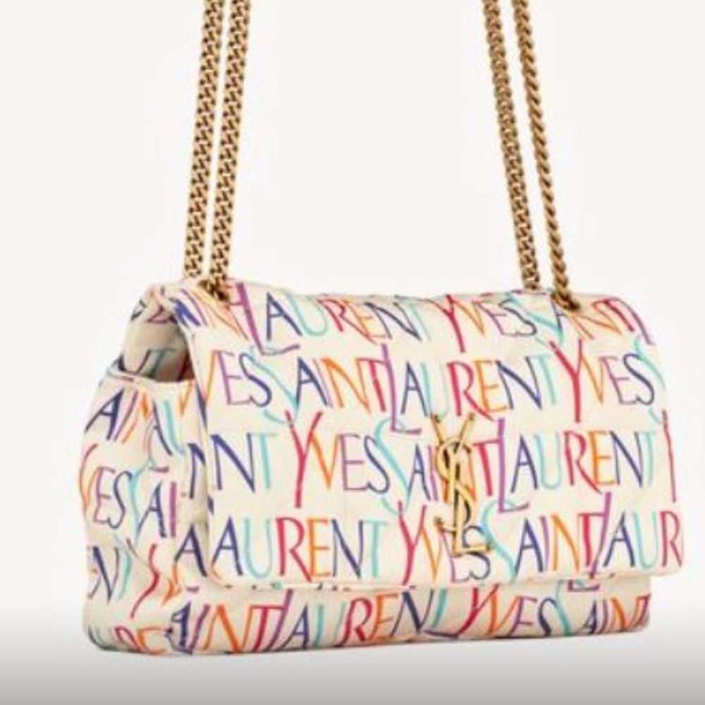 Saint Laurent Multicolor Monogram Bag - Picture 2 of 4